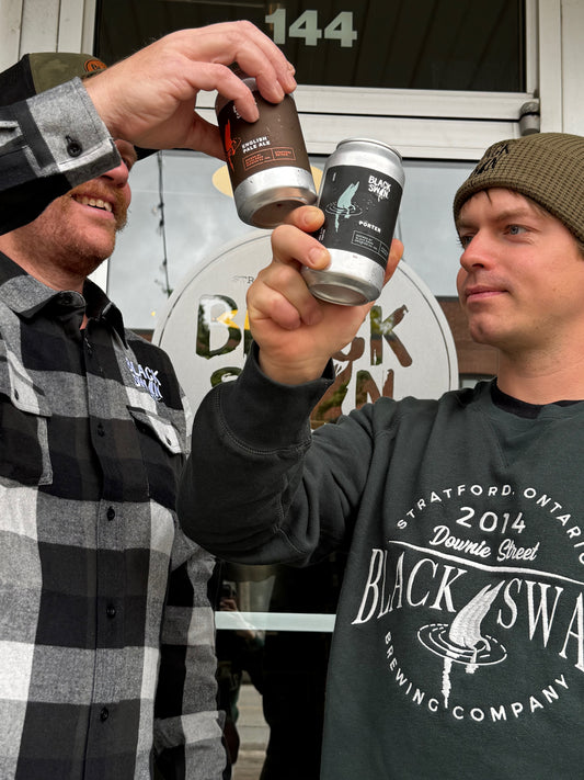 Black Swan Stitched Crew Neck