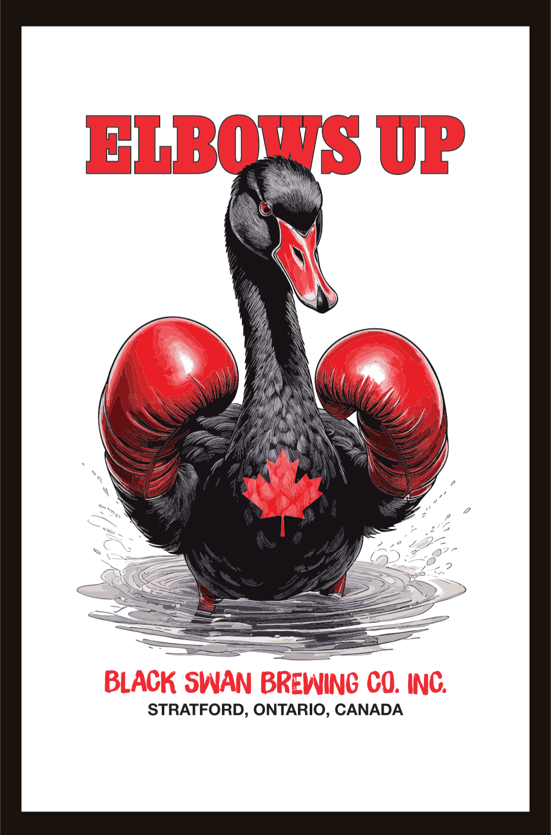Pre-Sale Black Swan Elbows Up Tshirt