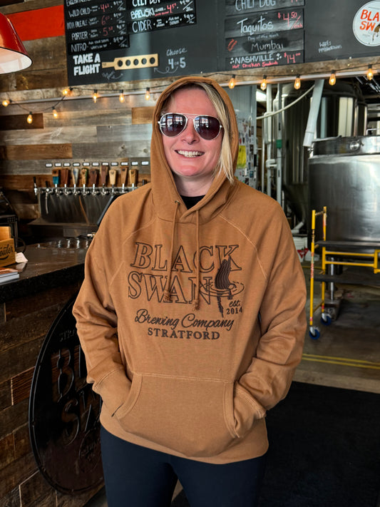 Black Swan Stitched Hoodie